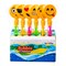 12 Pack Giant Bubble Wands Emoticon Party Favor Toys - Bulk Bubbles Party Favors Clapper Toys For Kids